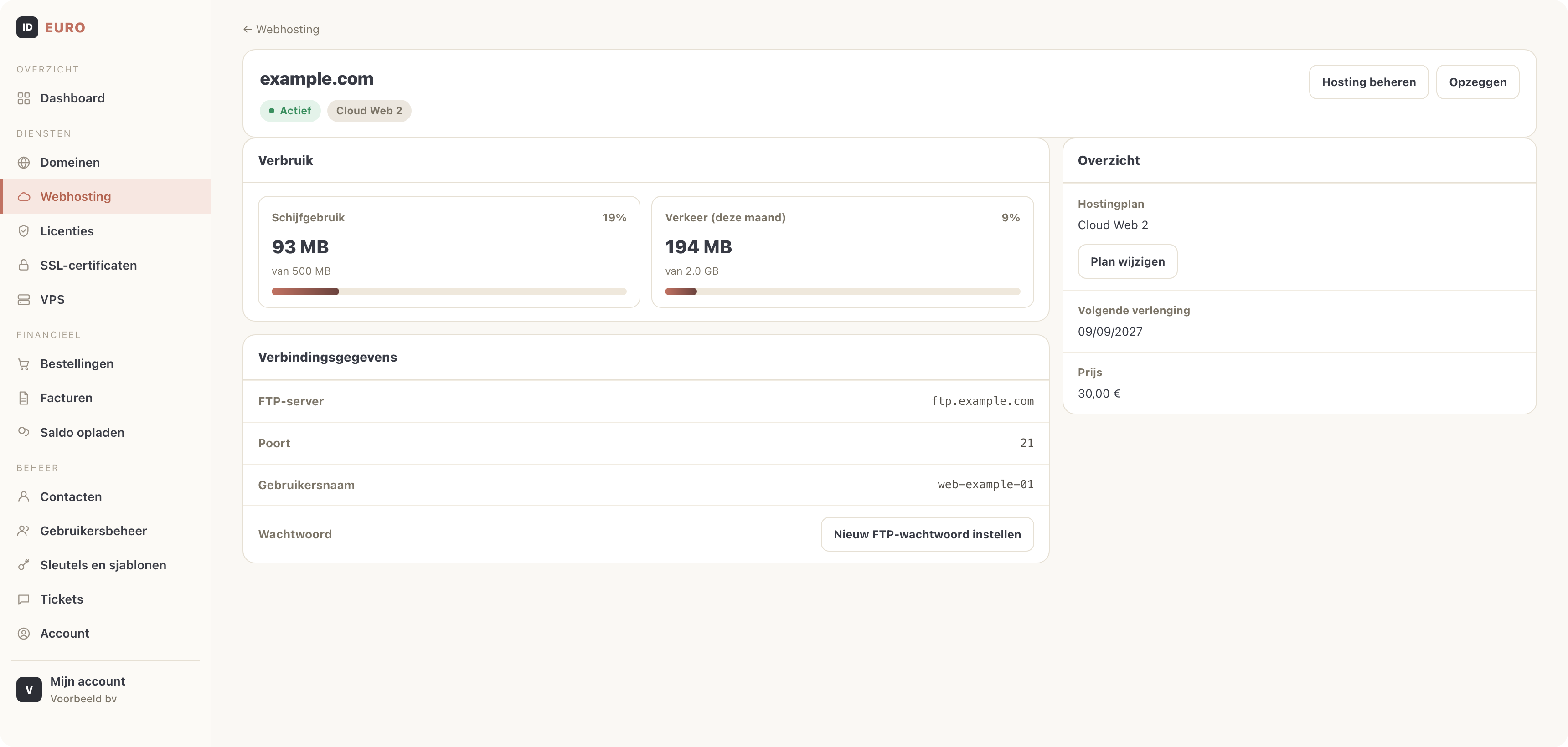 Webhosting